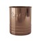 Copper Finish Stainless Steel Utensil Holder with Embossed “TOOLS” Design – 2 Quart Kitchen Organizer, Durable Countertop Storage, Dishwasher Safe
